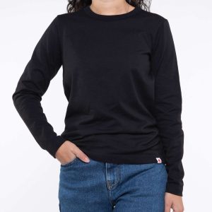 tee shirt femme manche longue coton