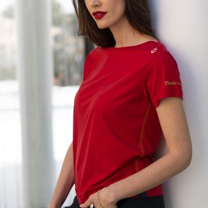 tee shirt femme rouge