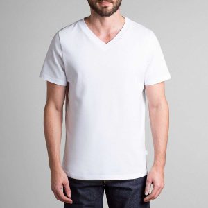 tee shirt homme col v